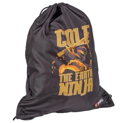 Tornazsák, LEGO "Ninjago Cole", fekete-mintás