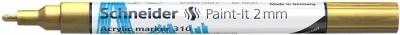 Dekormarker, akril, 2 mm, SCHNEIDER "Paint-It 310", arany