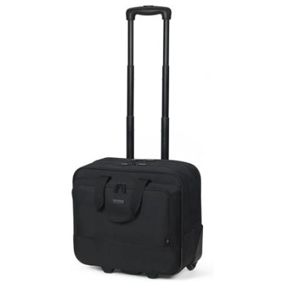 Utazótáska, notebook rekesszel, kerekekkel, 16", URBAN FACTORY, fekete