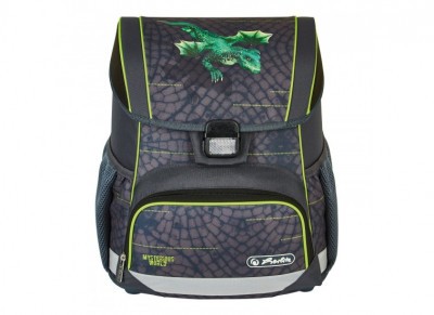Herlitz alsós merevfalú ergonomikus iskolatáska Loop üres Dragon Tale