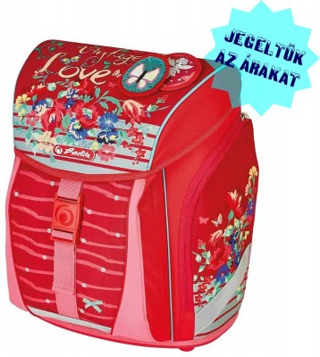 Herlitz alsós ergonomikus iskolatáska FiloLight üres Vintage Love