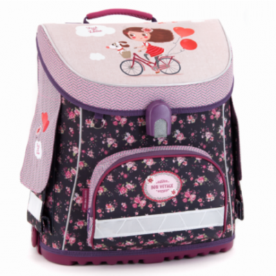 Ars Una alsós merevfalú ergonomikus kompakt easy mágneszáras iskolatáska Bon Voyage (757) 16