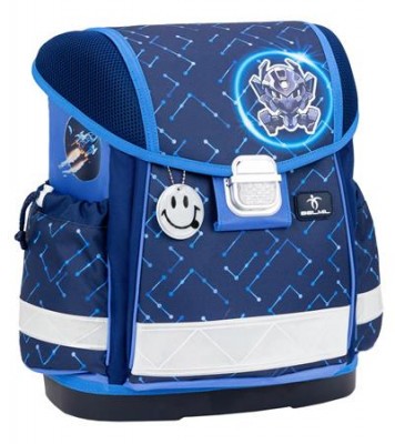 Belmil alsós ergonomikus merevfalú iskolatáska, Classy 403-13/AG, Navy Blue Tech AGR Tanúsítvánnyal