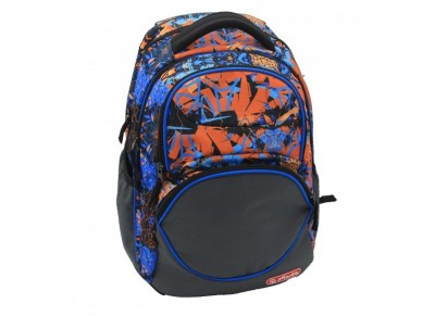 Herlitz iskolatáska, hátizsák Zipper Cube Street Art