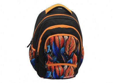 Herlitz iskolatáska, hátizsák Zipper Pro Leaves