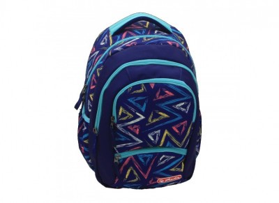 Herlitz iskolatáska, hátizsák Zipper Pro Triangle