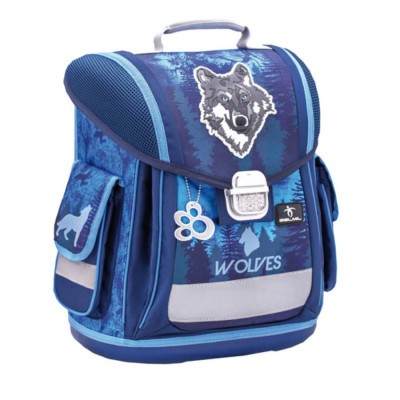 Belmil alsós ergonomikus merevfalú iskolatáska, Sporty 404-5, Mountain Wolf